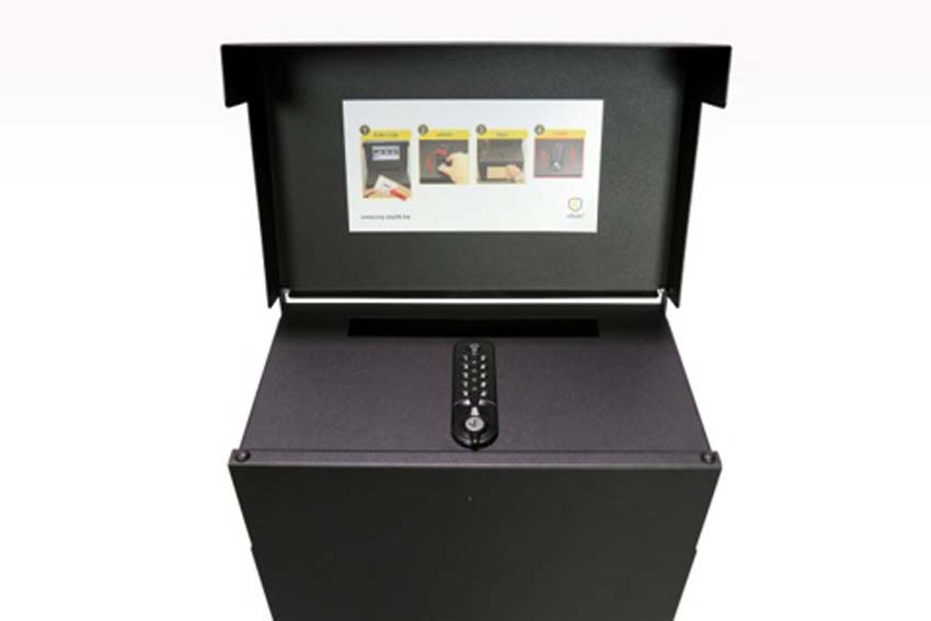 Boîte à colis eSafe Shopperbox Digital anthracite