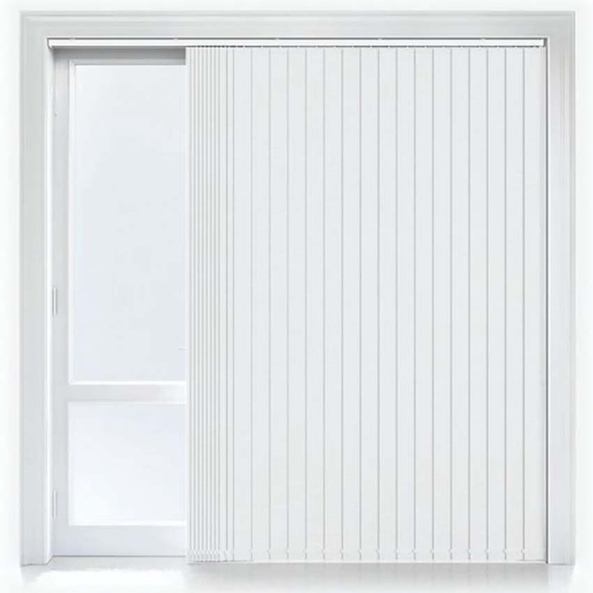 Lamelles verticales écru 120cm set