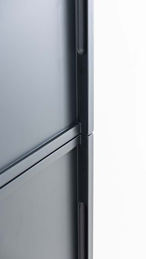 Badkamermeubel Fara antraciet staand met dubbele wastafel carrara 140cm