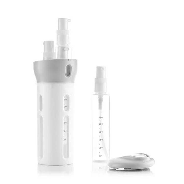 Reis-zeepdispenser/travelkit 4 x 40 ml Reis-zeepdispenser/travelkit 4 x 40 ml