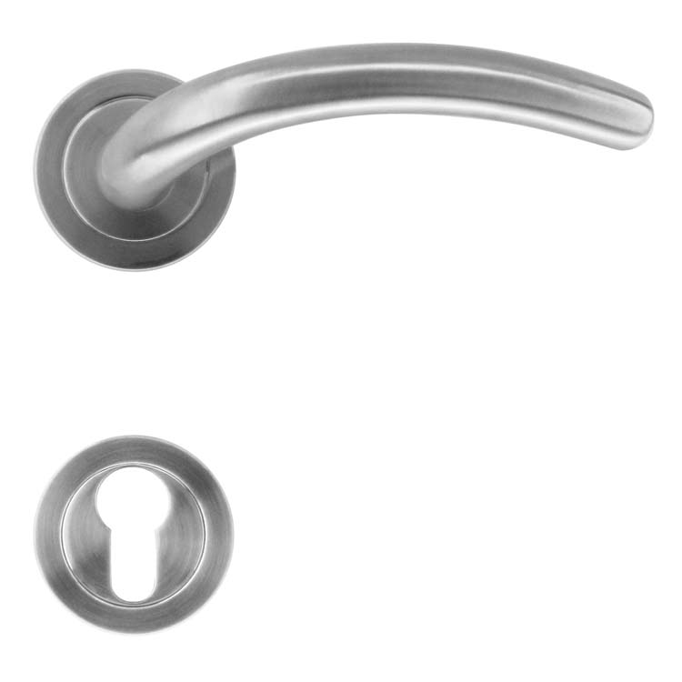 Deurkruk pro matera inox look cilinderrozet