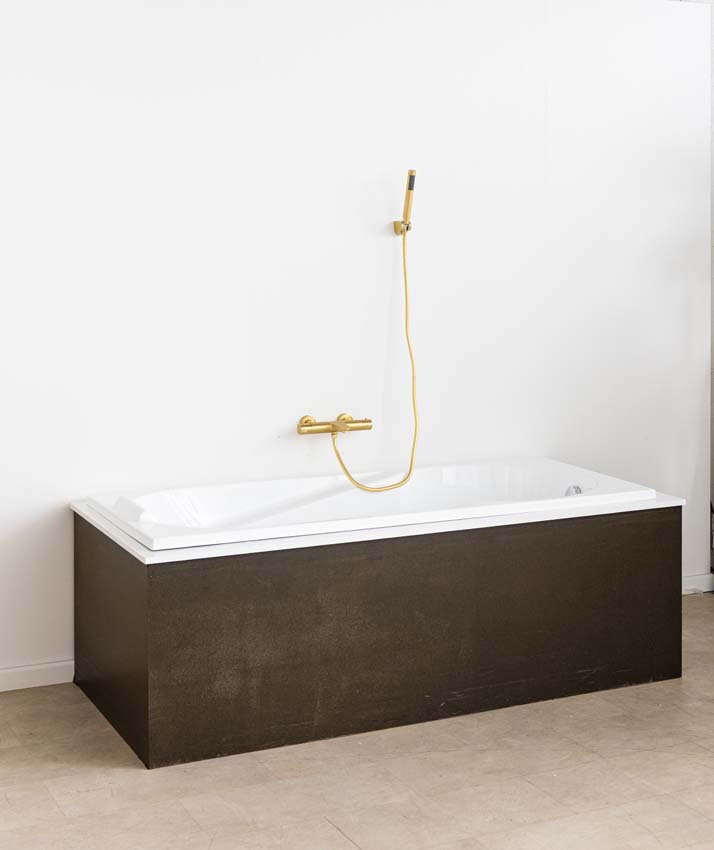 Inbouwbad Cora glanzend wit ergonomisch 180x80cm