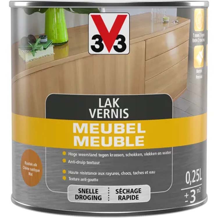 V33 meubellak rustieke eik mat 0,25L