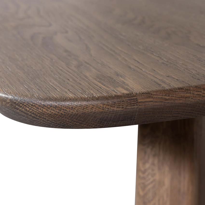Table Taylor en chêne rectangulaire brune 180x100cm