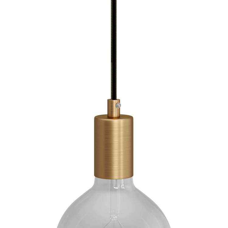 Pendel - Goud - Ø4,4x7,6cm - E27 - 1x40W - 2m kabel
