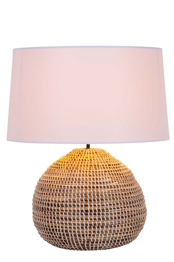 MADUKA - Lampe de table - 1xE27 - Naturel