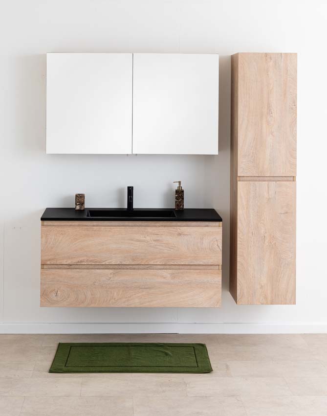 Spiegelkast Tibo/Tony mediterraanse eik 120x70cm