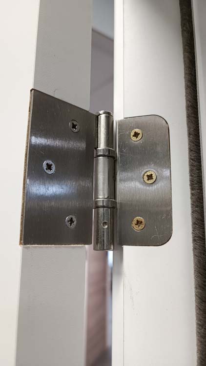 Complete binnendeur Palladium wit 1R helder glas 83x201,5cm omkeerbaar + deurkast 20cm