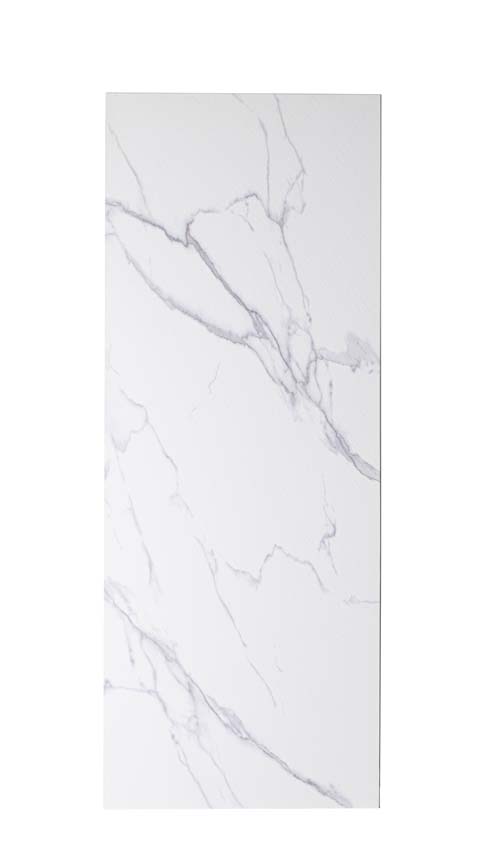 Panneau de douche Milo Slate SMC marbre blanc 91,4x243,8cm