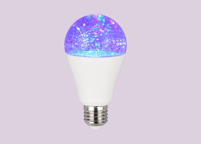 LED lamp - E27 - wit - Ø6x10,5cm - dimbaar - 2,5W - RGB
