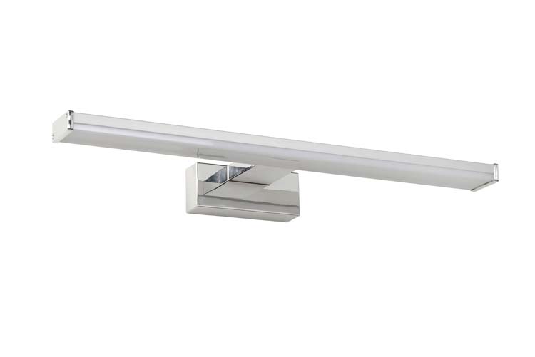 Applique miroir salle de bain - chrome - LED - 12W - 3000K - IP44