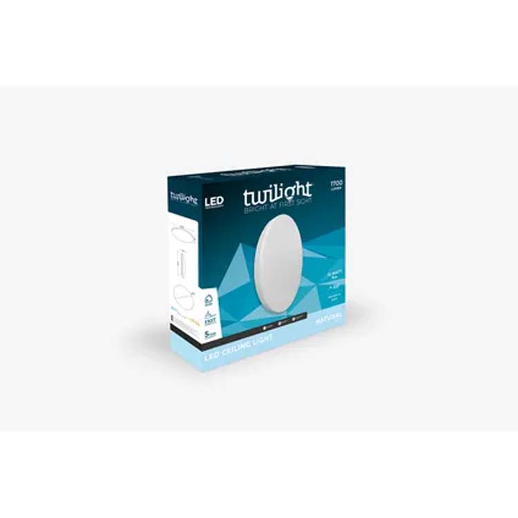 Plafondlamp - wit - Ø33 cm - LED - 1x15W - 4000K