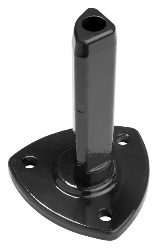 Support de poteau Giardino noir 48mm conique