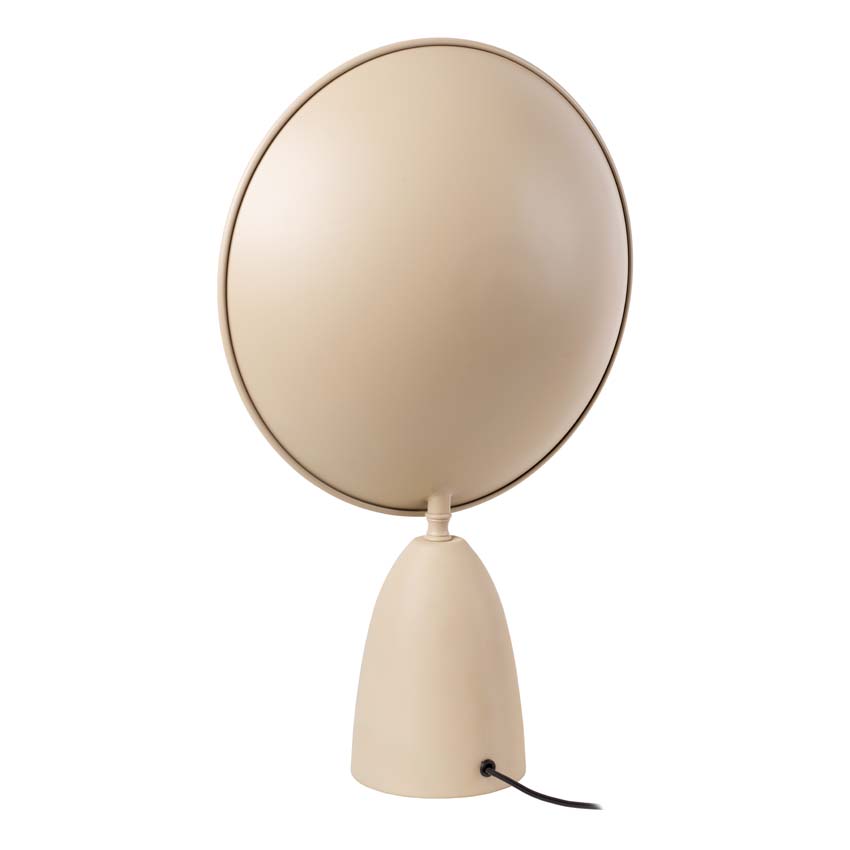 Lucide CASTAMAR - Lampe de table - Ø 25,5 cm - LED - 1x8W 2100K - Taupe
