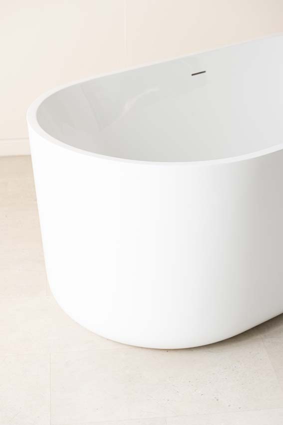 Vrijstaand bad Brad glanzend wit 170x80cm