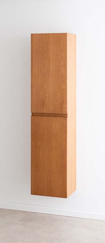 Armoire colonne Fior chêne suspendue 170x40x35cm