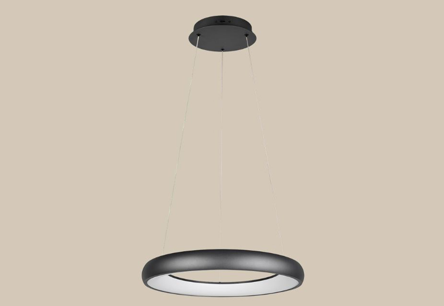 Suspension - noir - Ø62x150cm - dimmable - LED - 1x38W - 2300-4000K