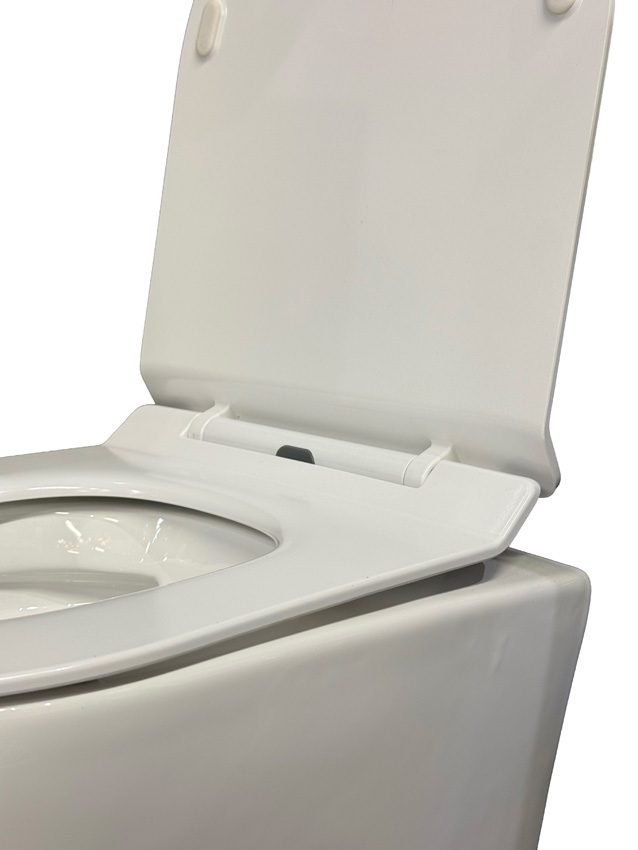 Siège de WC Gary ultra-fin blanc