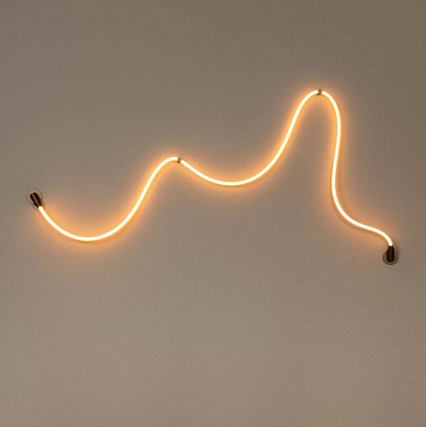 Lucide Vibes Janderin - Wandlamp - LED Dimbaar - CCT - 1x48W 2200K/3300K - Handbewegingssensor - Champagne