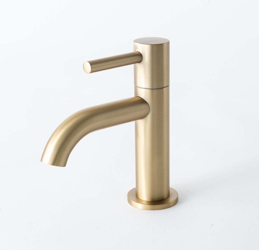 Robinet d'eau froide Miley slim brushed gold