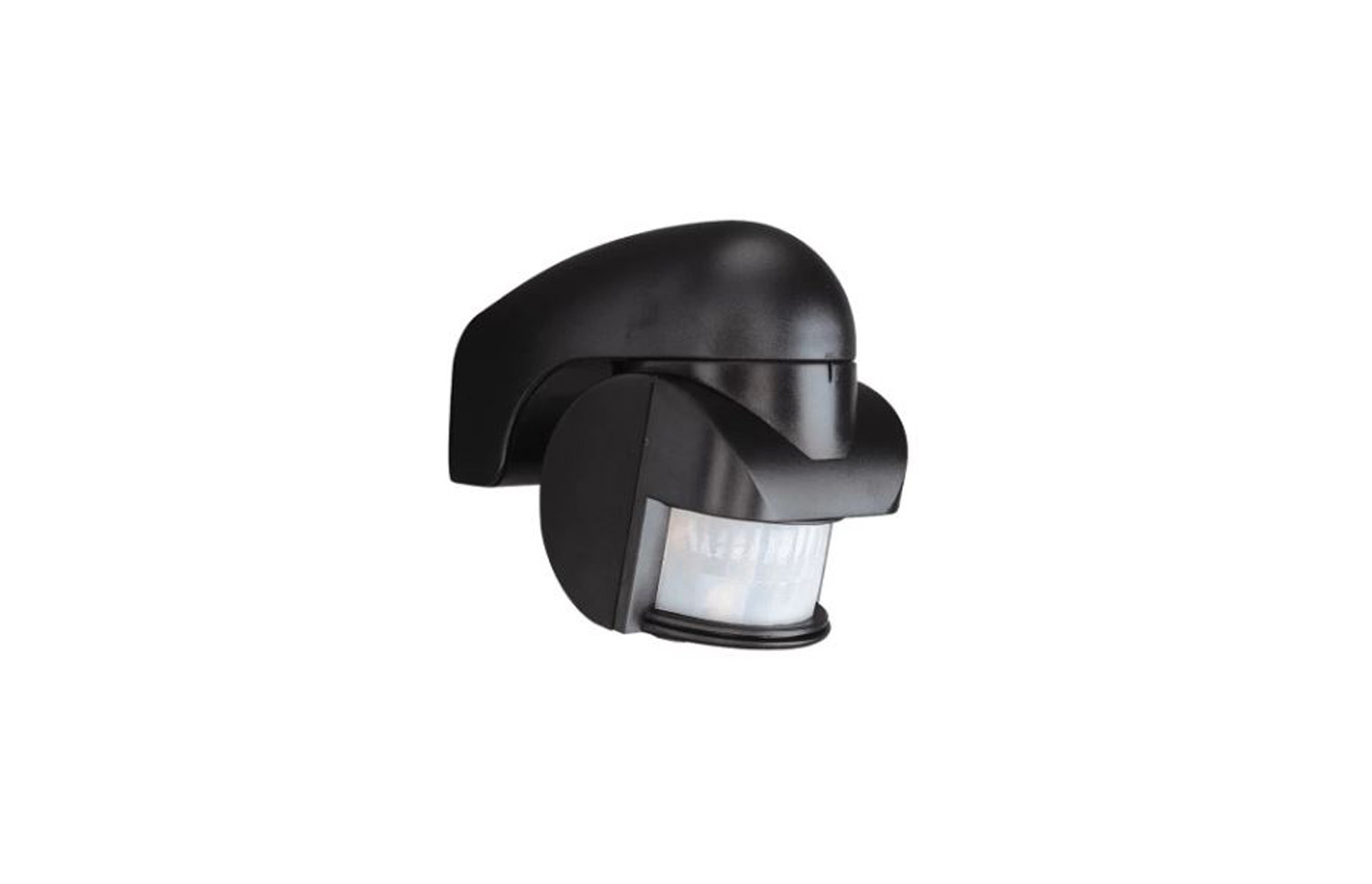 Détecteur de mouvement - noir - 7x10,4x9,4cm - 140° - 10m - IP44