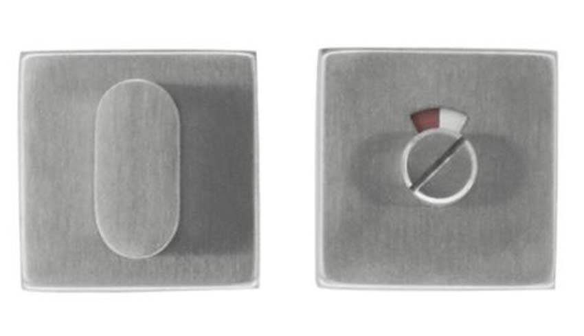 WC-garnituur pro Square shape inox plus