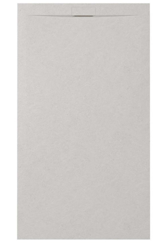 Receveur de douche Signature Nordicstone composite avec gelcoat gris 160x90cm