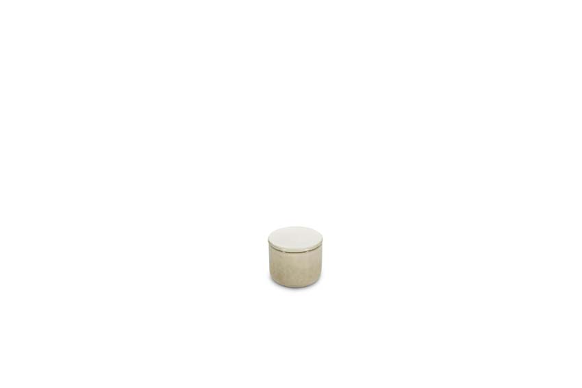 Sucrier Salt & Pepper Meridian en faïence beige 12cl