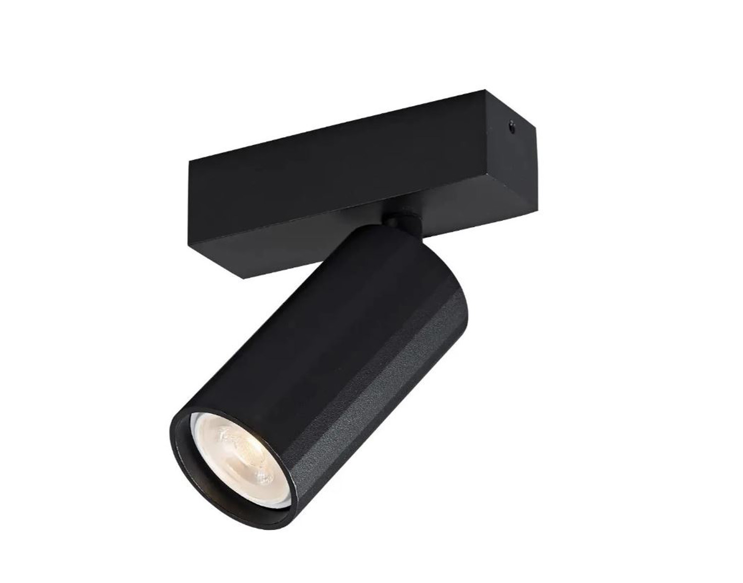 Opbouwspot - zwart - 9x3x11cm - MR11 - 1x35W - excl. lichtbron