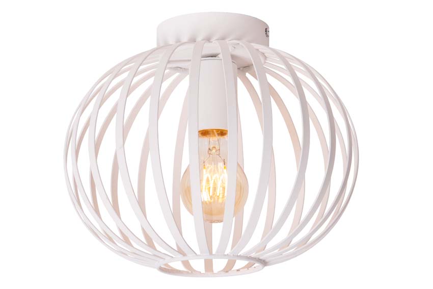 Plafonnière Maxima - wit - Ø25cm - dimbaar - 1xE27 - 60W