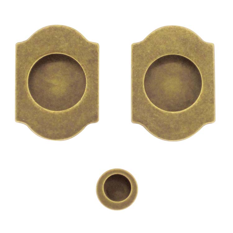 Inkapschelp altamura classic vierkant oud geel per set