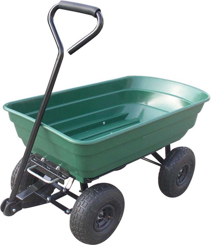 Handkar Turfmaster met kiepbak 250kg