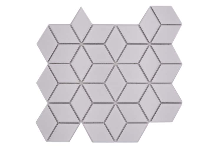 Mozaïek Kubus wit mat 26,6x30,5cm