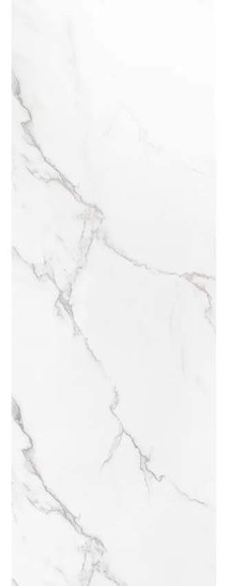 Panneau mural Dumawall+ Trapani gloss marbre blanc 50x90cm