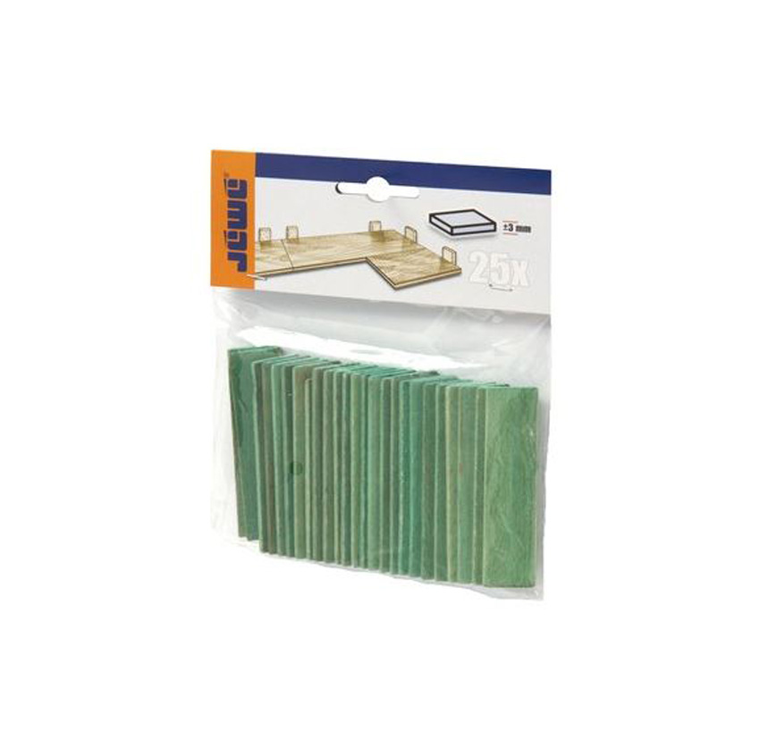 Dikteblokje 3mm groen 8x2cm 25 stuks