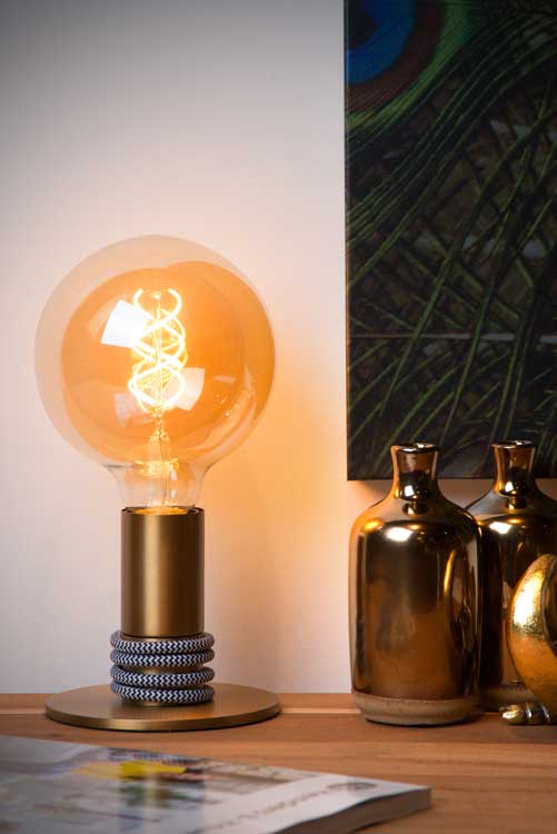 Lucide MARIT - Tafellamp - E27 - Mat Goud
