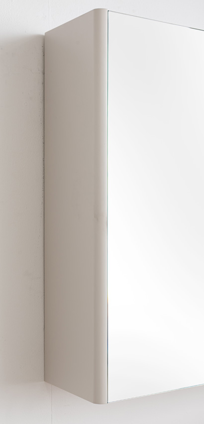 Armoire de toilette Billie rectangulaire beige 100x60cm