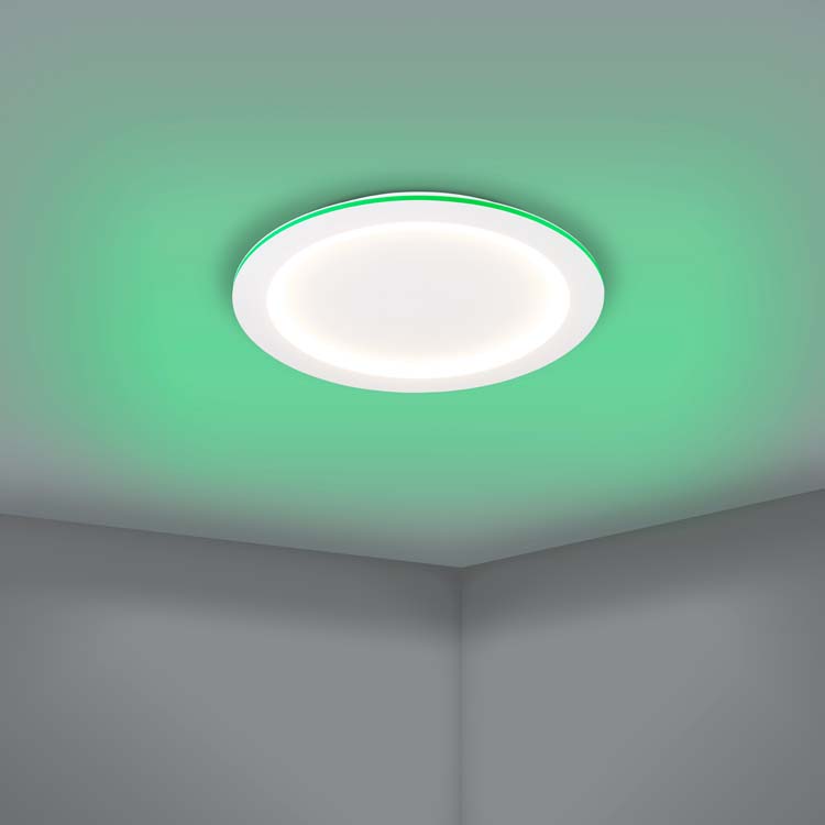 Plafondlamp - wit - Ø59,5cm - dimbaar - LED - 1x35W - 2700K-6500K + RGB