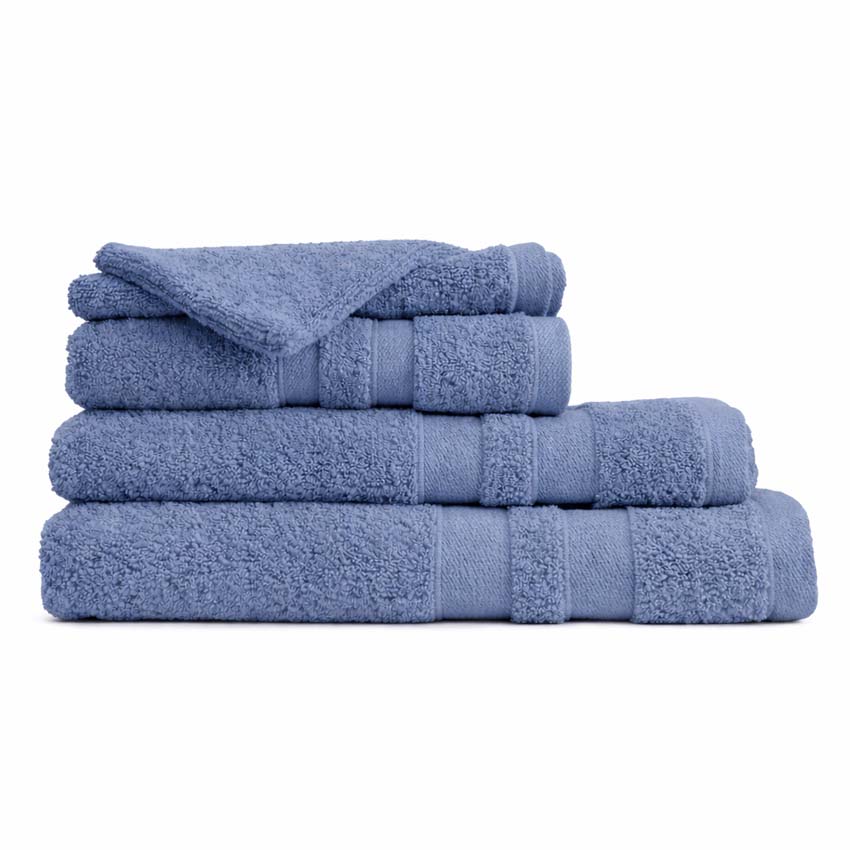 Handdoekenset Cosibel katoen jeans 2 personen hotelkwaliteit