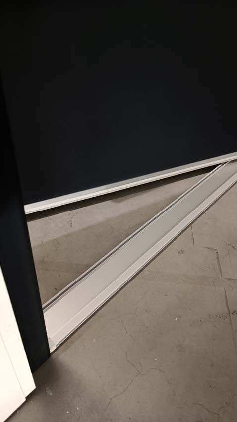 Buitendeur pvc inbraakwerend met alu afwerking Varno anthra maatwerk L