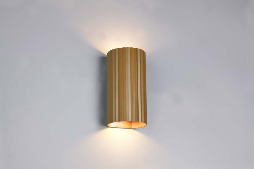 Applique murale - Café - 9,5x18x8cm - Dimmable - GU10 - 2x10W
