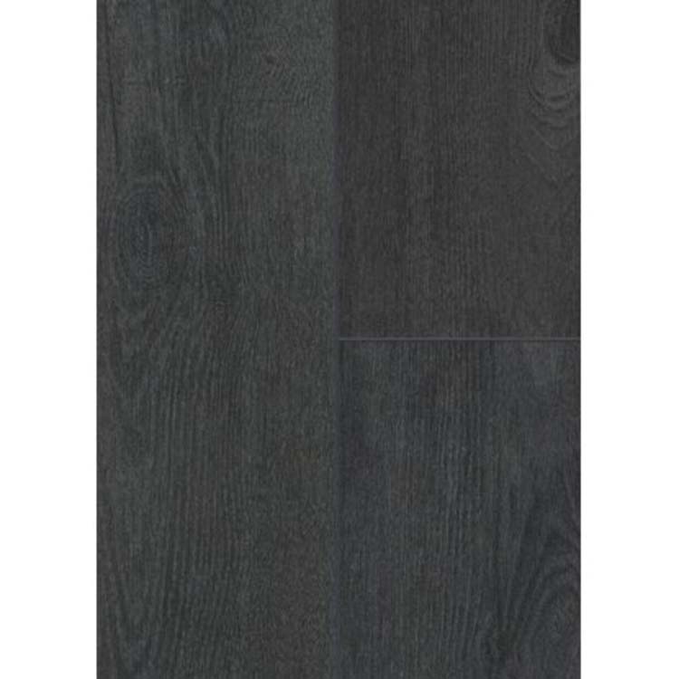 Stratifié 8mm chêne noir mat 128,5x19,2cm