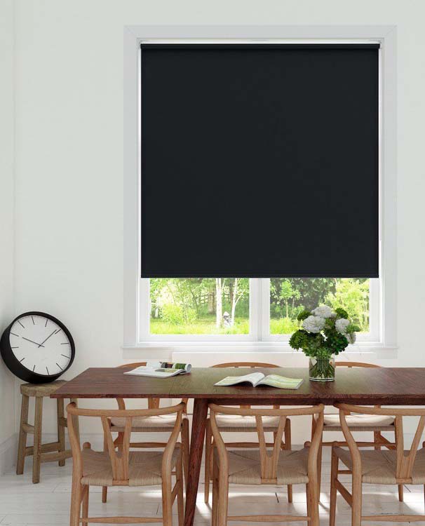 Rolgordijn verduisterend zwart 200x250cm