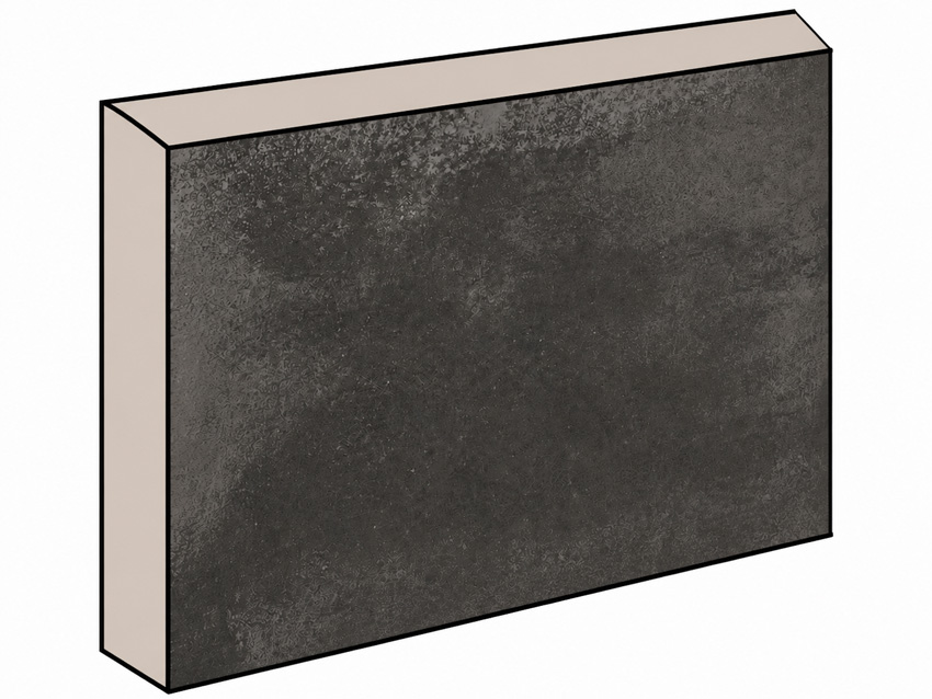 Plinthe Voltron Black 7x80cm