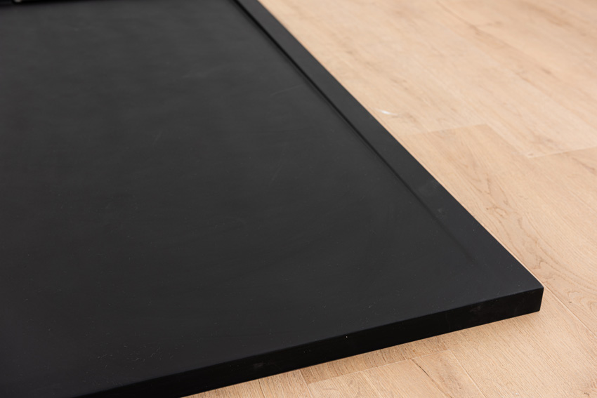 Receveur de douche Akon polybeton noir mat 160x90cm