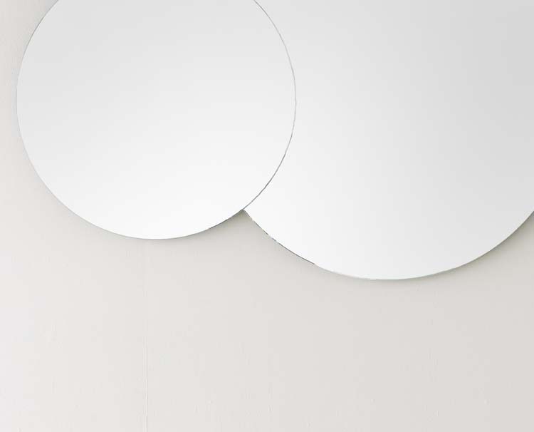 Spiegel Cloud rond LED + anti-condens Ø60+Ø80cm