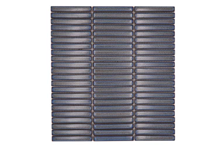 Mosaïque Finger gris/bleu brillant 28,2x30,8cm