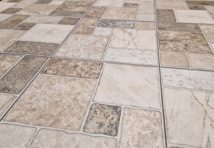 Carrelage de sol et mural Tundra beige/brun 50x50cm