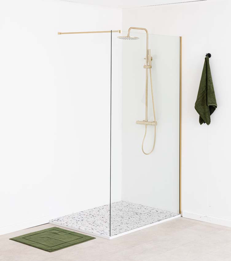Receveur de douche Moby SMC aspect terrazzo 120x90cm