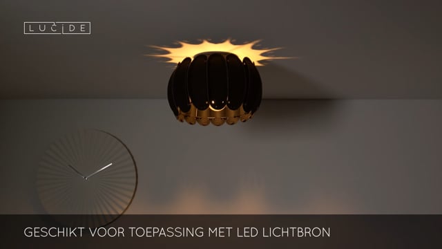 Lucide SPENCER - Plafonnier - Ø 30 cm - 1xE27 - Noir Lucide SPENCER - Plafonnier - Ø 30 cm - 1xE27 - Noir